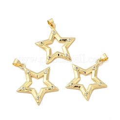 Стойки обшивки латунь микро проложить Циркон подвеску&nbsp;KK-B068-42G