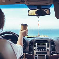 4 шт. 4 стиля чакра смешанный камень лозоходный маятник подвеска украшения FIND-CA0006-50