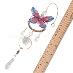 Acchiappasole a forma di farfalla in resina di acciaio inossidabile&nbsp;HJEW-TA00451-01