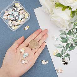 Подвески из легкого позолоченного сплава&nbsp;ENAM-SC0001-73LG