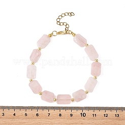 Bracelets en perles de quartz rose naturel de Madagascar pour femmes&nbsp;BJEW-JB14156-03