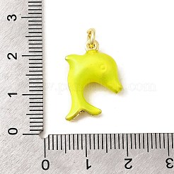 Латунные эмалевые подвески с морскими животными&nbsp;KK-I378-14G-B