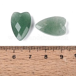 Pendentifs en aventurine vert naturel&nbsp;G-Q601-28E