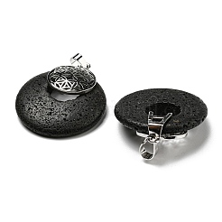 Кулоны из натуральной лавы&nbsp;KK-F751-M-A11