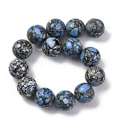 Нити бусин из натурального хаулита G-M092-B-01