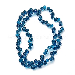 Прозрачные стеклянные бусины GLAA-Z017-01N