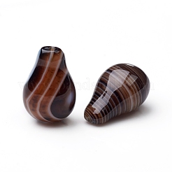 Натуральный полосатый агат / полосатые агатовые бусы&nbsp;X-G-L514-002C