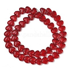 Прозрачные стеклянные бусины GLAA-H038-01F