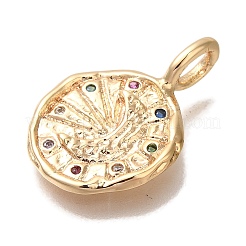 Латунные микро проложить кубического циркония подвески&nbsp;KK-U038-16G