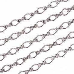 Латунные витые цепочки с цифрой 8 CH046-BP