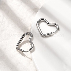 201 серьги-кольца из нержавеющей стали EJEW-Z137-02P-02