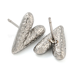 Серьги-гвоздики из нержавеющей стали 304 EJEW-P291-06P