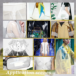 Прозрачная мягкая водонепроницаемая ткань тпу DIY-WH0308-254A-09