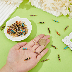 80 pz 8 stili pendenti con pietre preziose naturali e sintetiche&nbsp;PALLOY-FH00208