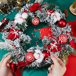 100 шт. подвесных украшений из пластика на рождественскую тематику&nbsp;KY-DC0001-55