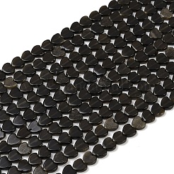 Природные обсидиана бисер нитей G-M403-A41-02