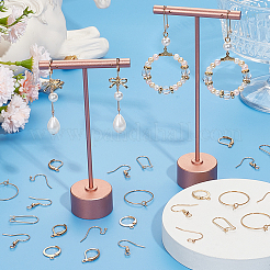 60 шт. 6 стиля фурнитуры для сережек из хирургической нержавеющей стали 304 и 316L DIY-BBC0001-74