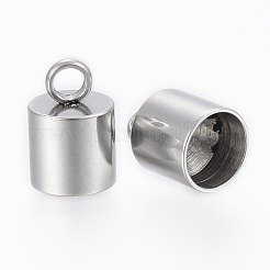 Emembouts de cordon en acier inoxydable 201 résistants au ternissement&nbsp;STAS-H410-20P-C