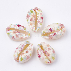 Набивные бусины из натуральных раковин каури&nbsp;X-SHEL-S274-27I