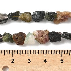 Необработанные грубые натуральные цветные турмалиновые бусины нити G-M453-C09