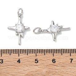 Shegrace Messing-Anhänger mit klarem Zirkonia&nbsp;XGRQ3K956-566P