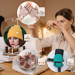 90 шт. 9 стиля хлопчатобумажной швейной этикетки FIND-CW0001-26