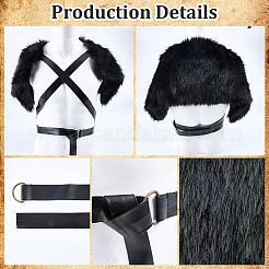 Шали из искусственной шерсти&nbsp;AJEW-WH20020-212B