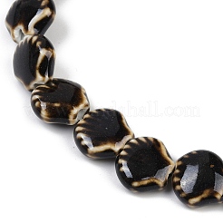 Chapelets de perles en porcelaine manuelle&nbsp;PORC-Q002-01A-09