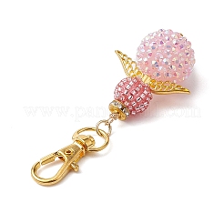 Ангел стеклянные бусины кулон украшения HJEW-MZ00088