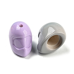 Выпечка краски акриловые бусины OACR-Q189-03