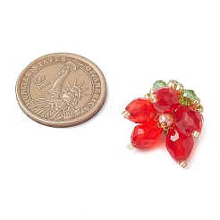 Прозрачные стеклянные подвески&nbsp;PALLOY-MZ00720