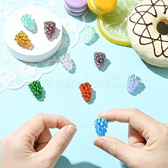 10шт 10 цвета бусины лэмпворк ручной работы&nbsp;LAMP-CJ0002-77