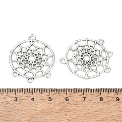 Liens de composants de lustre en alliage de style tibétain&nbsp;TIBEP-R304-020AS-LF