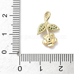 Латунные микро проложить кубического циркония подвески KK-K368-45G-01