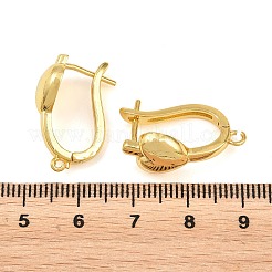 Accessoires de boucle d'oreilles en laiton&nbsp;KK-K340-40G