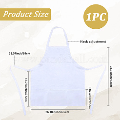 Фартук без рукавов из полиэстера&nbsp;AJEW-WH20054-028B