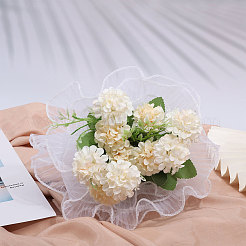 Плиссированная марлевая лента из органзы OCOR-WH0070-106C