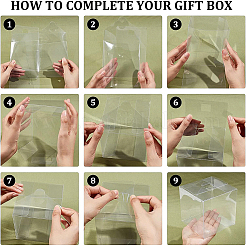 Складные прозрачные коробки из ПВХ&nbsp;CON-BC0005-77C