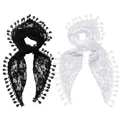 2 шт. двухцветные повязки на голову из полиэстера для женщин OHAR-CY0001-02