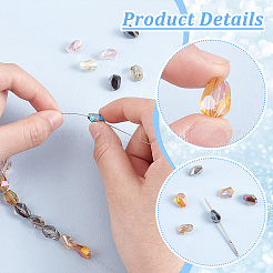 110шт 11 цвета гальванические стеклянные бусины EGLA-PH0001-47