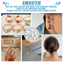 100 шт. сферические бусины из натурального кварца&nbsp;G-NB0005-51C