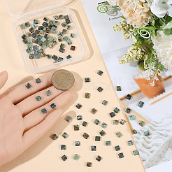 2 нити бусин из натуральной африканской бирюзы (яшмы)&nbsp;G-PA0001-72