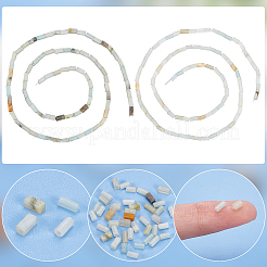 2 нити 2 стиля натуральные цветочные бусины из амазонита нити G-PH0002-33