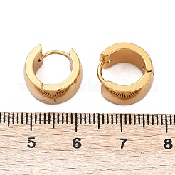 Серьги-кольца Huggie Hoop из нержавеющей стали 304&nbsp;LS-EJEW-L252-035C-G