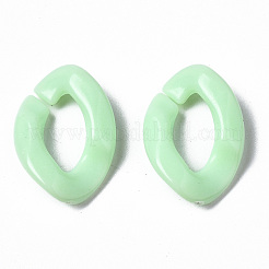 Opake Acryl Verknüpfung Ringe&nbsp;LS-MACR-Q243-001F
