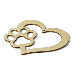 Деревянные большие подвески WOOD-G020-12