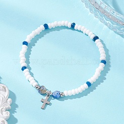 Bracelets à breloques miniatures en acier inoxydable 304&nbsp;BJEW-MZ00325