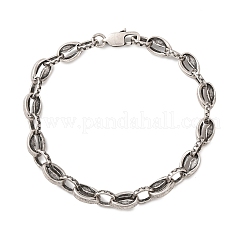 Bracelets à maillons en acier inoxydable 304 pour femmes et hommes&nbsp;BJEW-C148-06AS