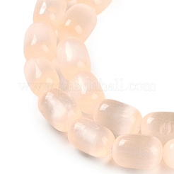 Fili di perline di selenite naturale&nbsp;G-F750-17