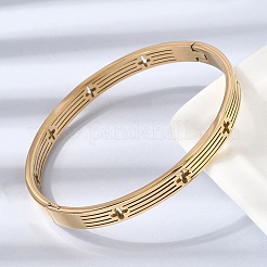 Шарнирные браслеты из нержавеющей стали 304&nbsp;BJEW-D408-27G